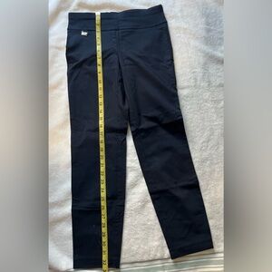 Alfani Women's Straight Pants Size 2 Petite Blue Formal Pull On Slim NWT